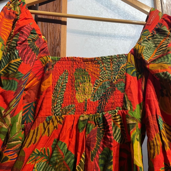 FARM Rio Red Forest Birds Romper - Picture 6 of 7